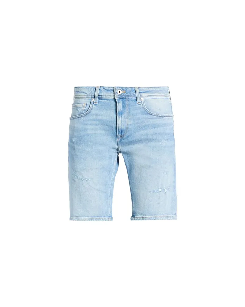 Pepe Jeans HOSEN & RÖCKE - Jeansshortsauf YOOX.COM Blau