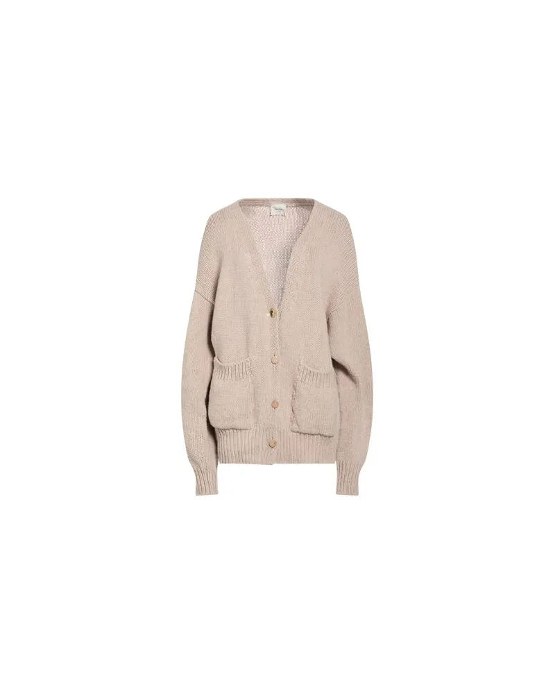 ALYSI CHOCOLAT - STRICKWAREN - Strickjackenauf YOOX.COM Beige