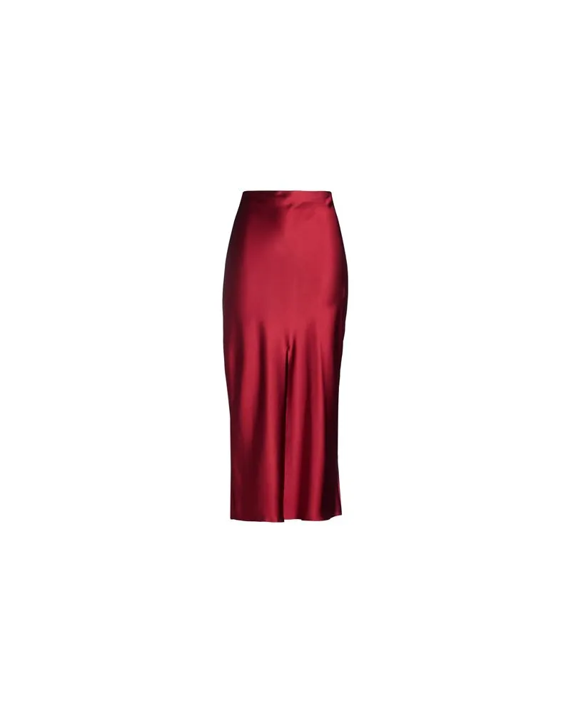 MASSCOB HOSEN & RÖCKE - Midi-Röckeauf YOOX.COM Ziegelrot