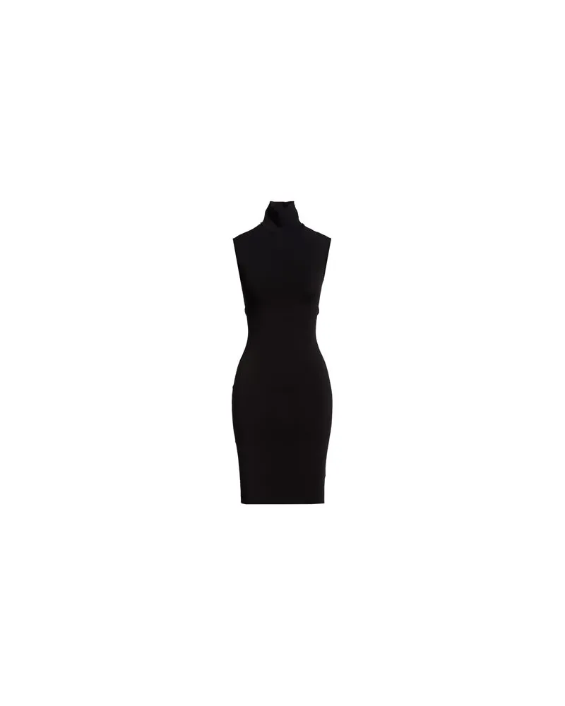 VETEMENTS KLEIDER - Midi-Kleiderauf YOOX.COM Schwarz
