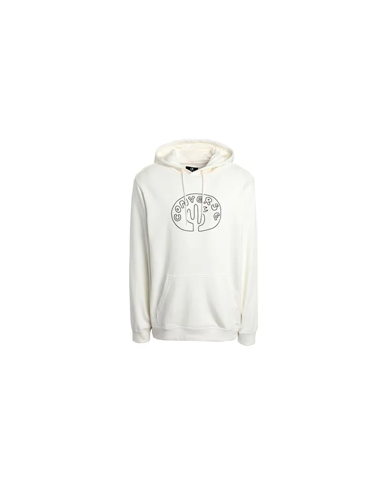 Converse DESERT ADVENTURE PO HOODIE  - TOPS - Sweatshirtsauf YOOX.COM Elfenbein