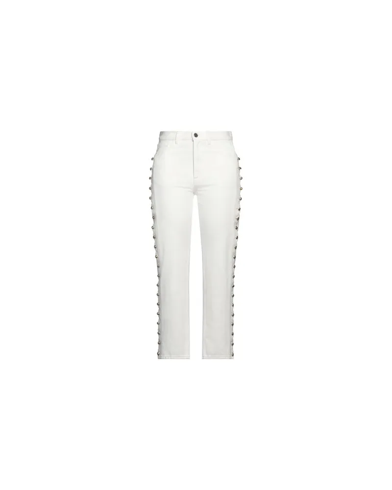 Chloé HOSEN & RÖCKE - Jeanshosenauf YOOX.COM Weiß