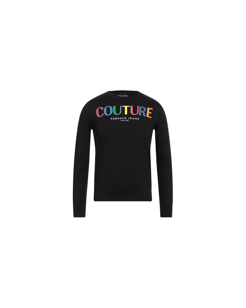 Versace Jeans TOPS - Sweatshirtsauf YOOX.COM Schwarz