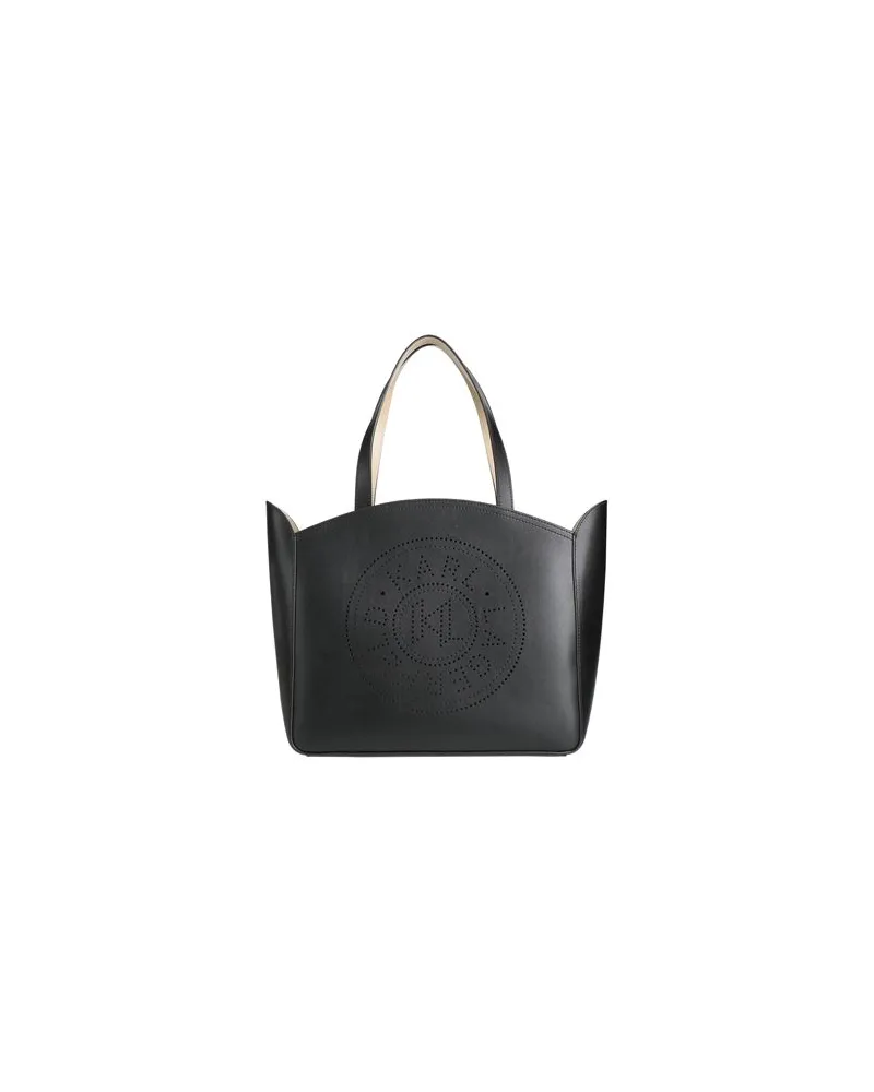 Karl Lagerfeld K/CIRCLE MEDIUM TOTE BAG - TASCHEN - Handtaschenauf YOOX.COM Schwarz