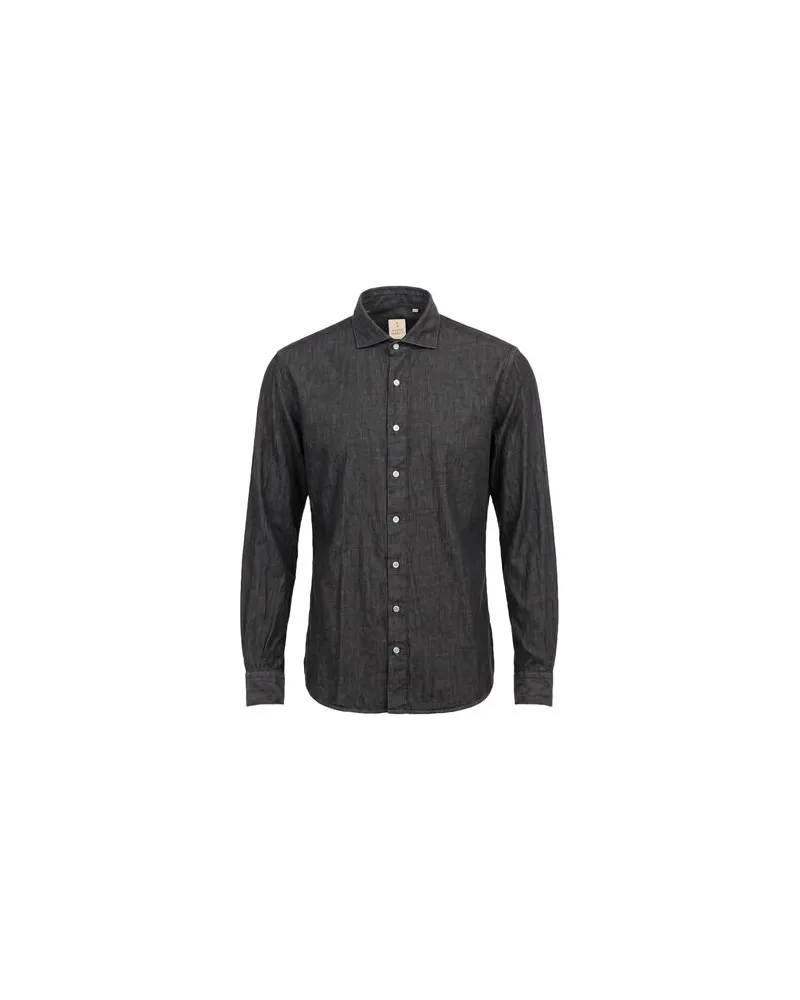 Mastai Ferretti TOPS - Jeanshemdenauf YOOX.COM Braungrau