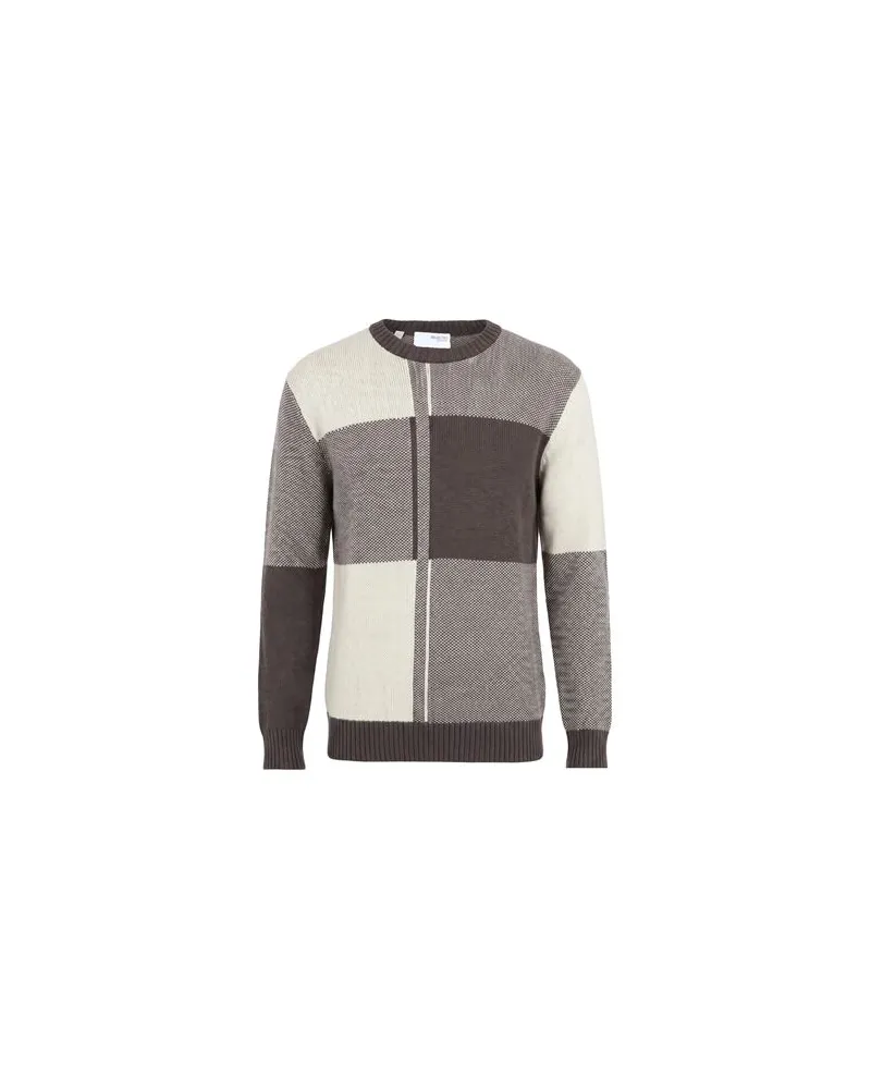Selected Homme STRICKWAREN - Pulloverauf YOOX.COM Grau