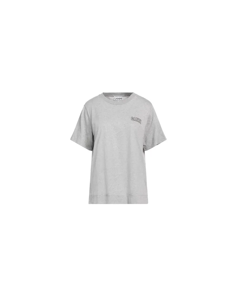 Ganni TOPS - T-shirtsauf YOOX.COM Hellgrau
