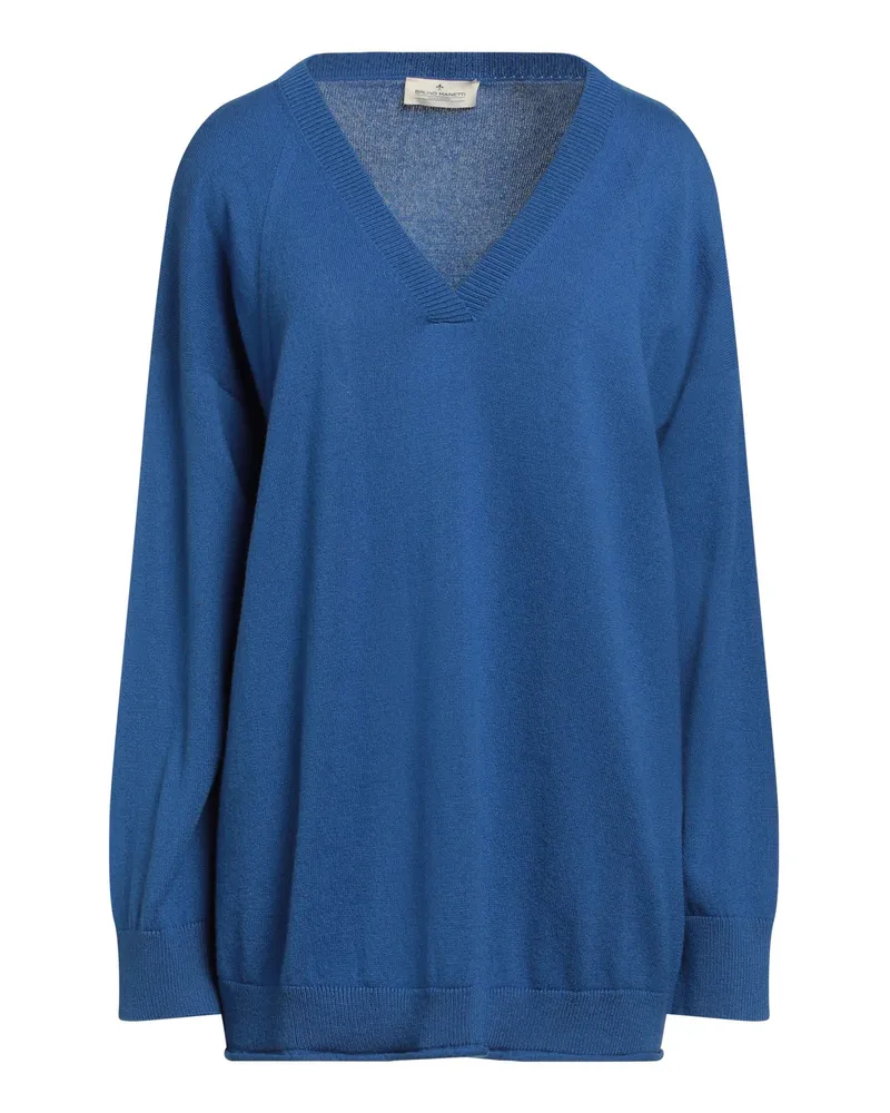 Bruno Manetti Pullover Blau