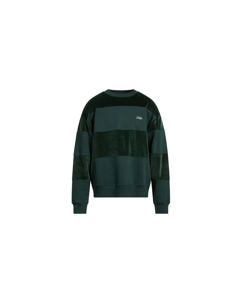 Drôle de Monsieur TOPS - Sweatshirtsauf YOOX.COM Smaragdgrün