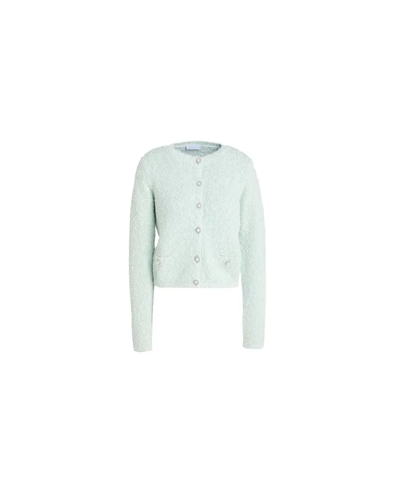 Guess STRICKWAREN - Strickjackenauf YOOX.COM Säuregrün