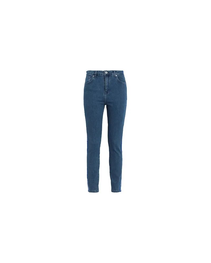 Karl Lagerfeld KLJ HR SKINNY LOGO DENIM - HOSEN & RÖCKE - Jeanshosenauf YOOX.COM Blau
