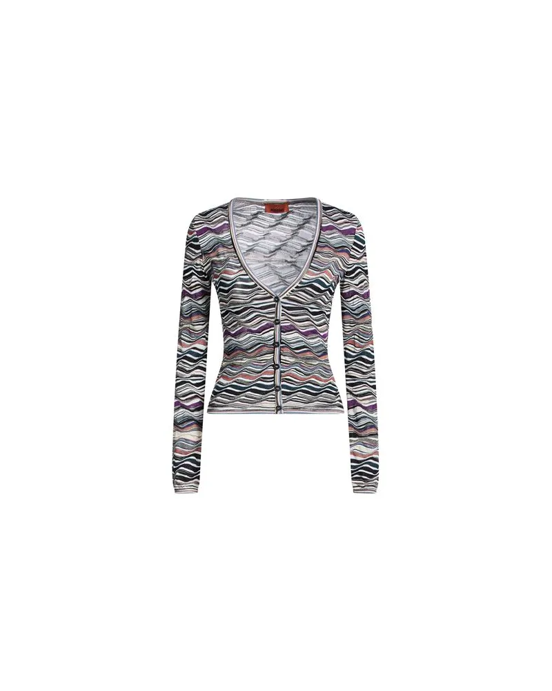Missoni STRICKWAREN - Strickjackenauf YOOX.COM Taubenblau