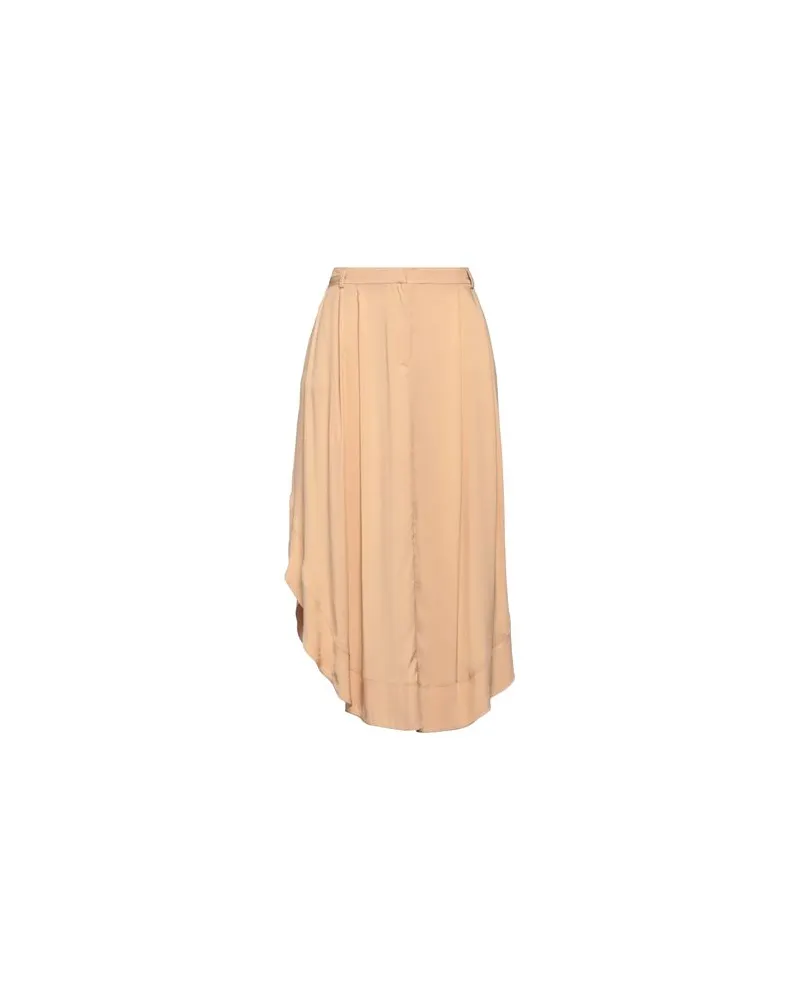 Manila Grace HOSEN & RÖCKE - Midi-Röckeauf YOOX.COM Beige