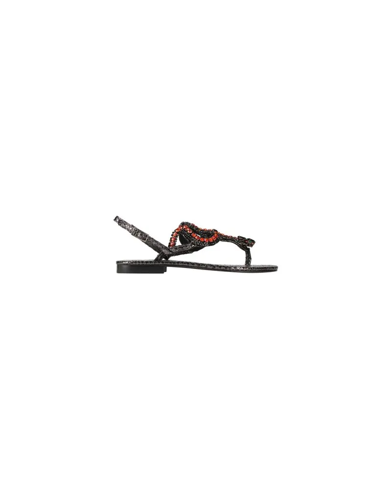 Emanuela Caruso SCHUHE - Zehentrennerauf YOOX.COM Schwarz