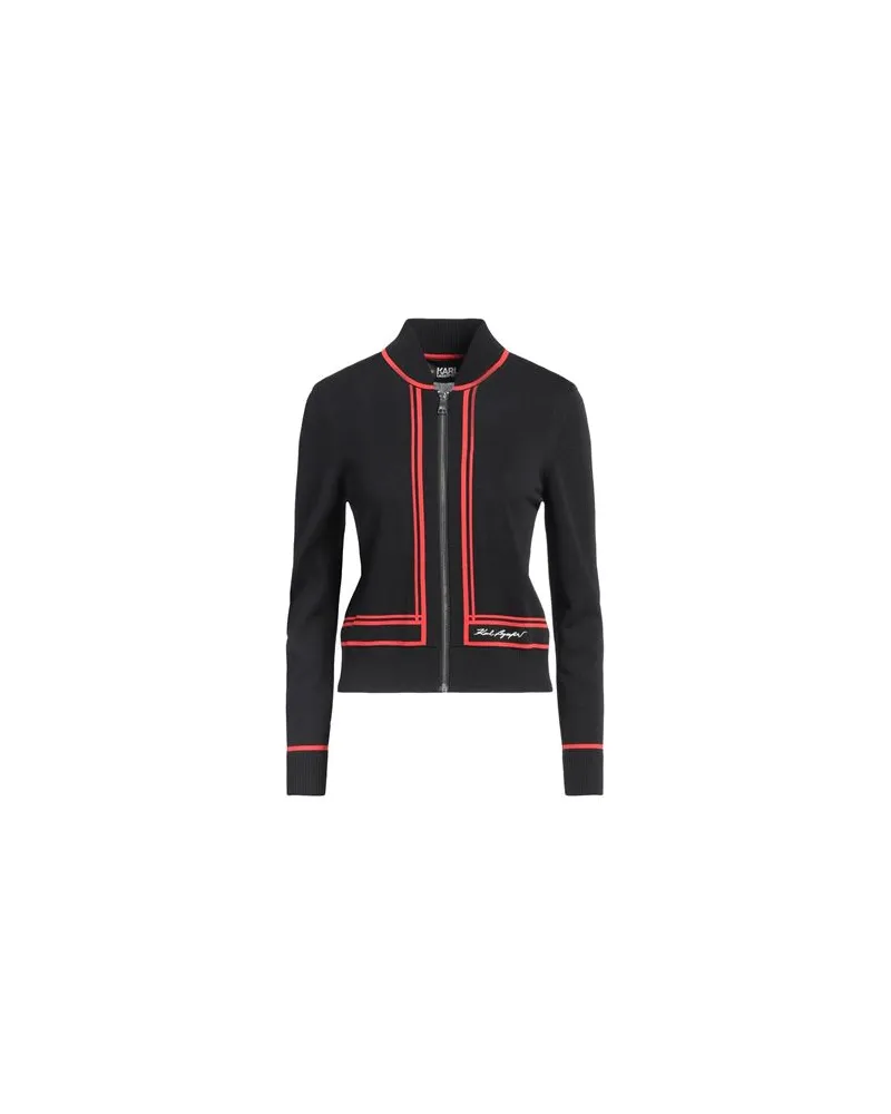 Karl Lagerfeld STRICKWAREN - Strickjackenauf YOOX.COM Schwarz