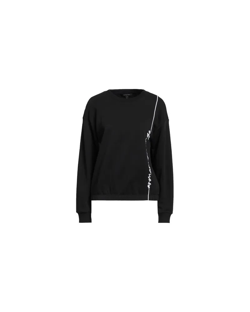 Armani Exchange TOPS - Sweatshirtsauf YOOX.COM Schwarz