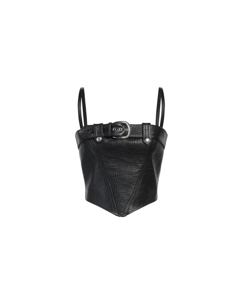 Alessandra Rich TOPS - Topsauf YOOX.COM Schwarz