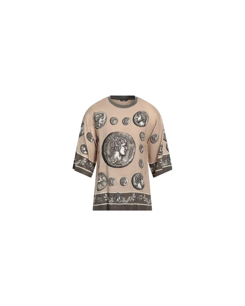 Dolce & Gabbana TOPS - T-shirtsauf YOOX.COM Beige