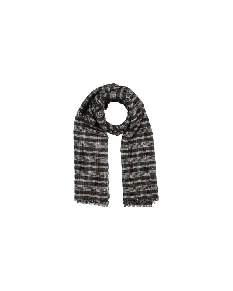 Brunello Cucinelli CASHMERE - ACCESSOIRES - Schalsauf YOOX.COM Schwarz