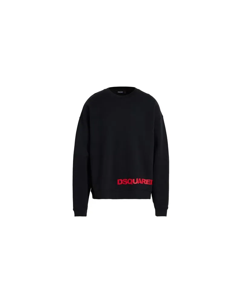 Dsquared2 TOPS - Sweatshirtsauf YOOX.COM Schwarz