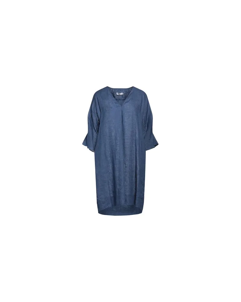 BARBA KLEIDER - Mini-Kleiderauf YOOX.COM Taubenblau