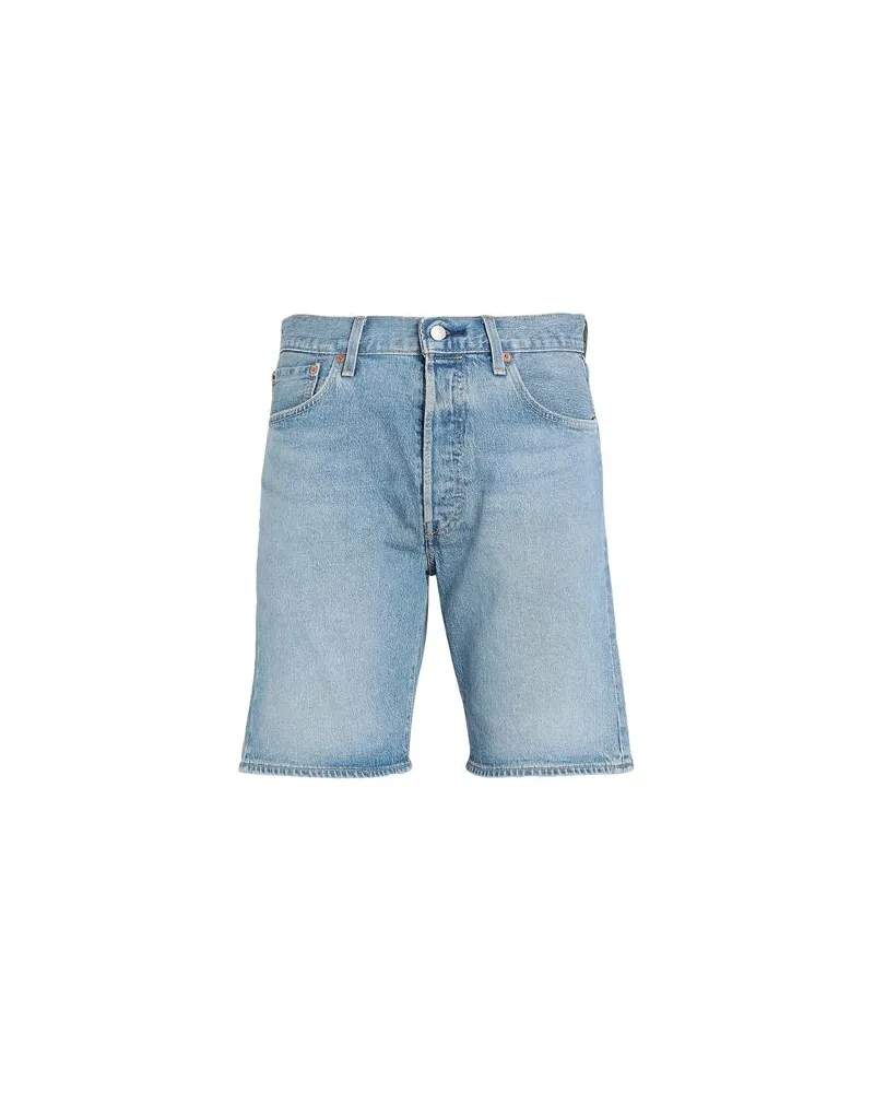 Levi's 501 HEMMED SHORT  - HOSEN & RÖCKE - Jeansshortsauf YOOX.COM Blau