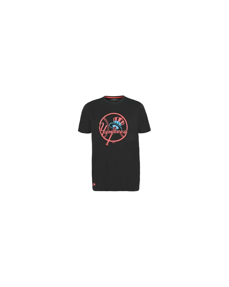 New Era MLB NIGHTS GRAPHIC TEE NEW YORK YANKEES   - TOPS - T-shirtsauf YOOX.COM Schwarz