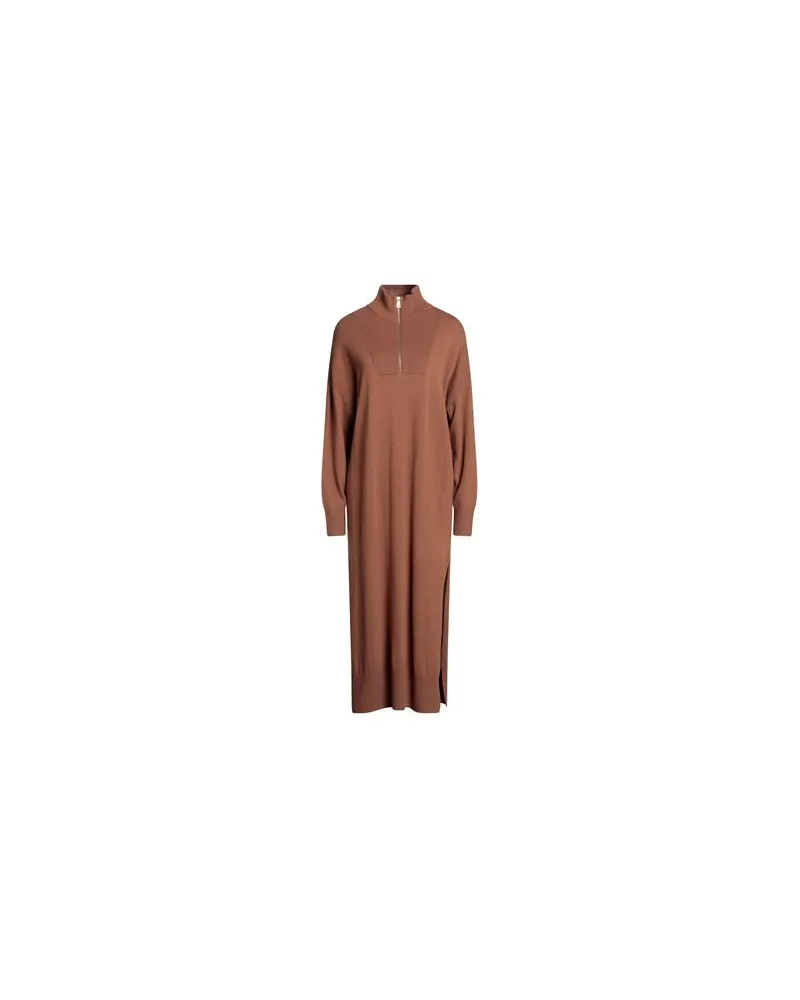 Emma & Gaia KLEIDER - Midi-Kleiderauf YOOX.COM Braun