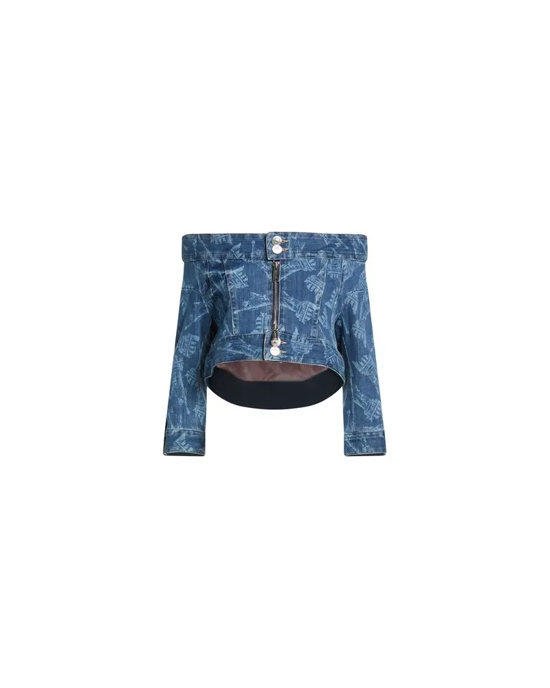 Dsquared2 JACKEN & MÄNTEL - Jeansjacken/Mäntelauf YOOX.COM Blau