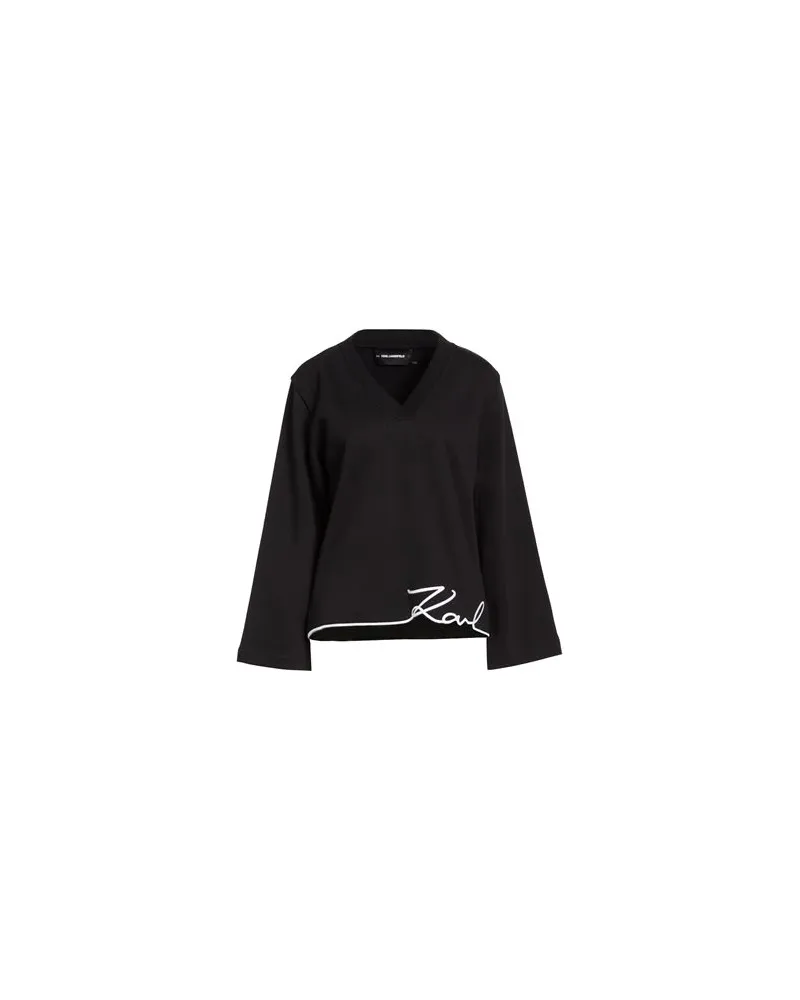Karl Lagerfeld TOPS - Sweatshirtsauf YOOX.COM Schwarz