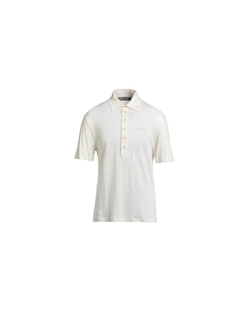 Palm Angels TOPS - Poloshirtsauf YOOX.COM Cremeweiß