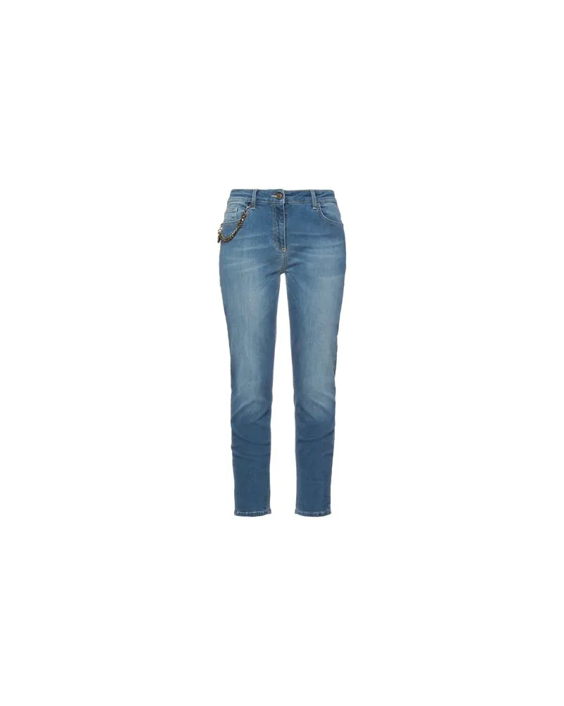 Elisabetta Franchi HOSEN & RÖCKE - Jeanshosenauf YOOX.COM Blau