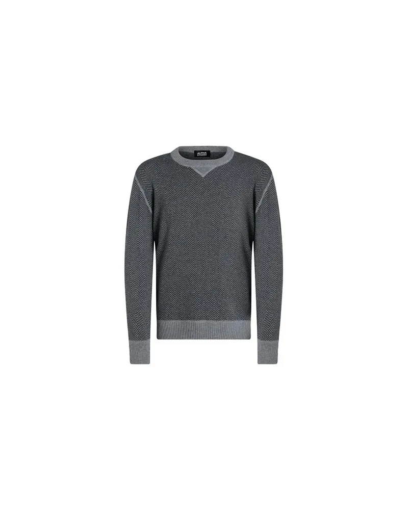 Alpha Studio STRICKWAREN - Pulloverauf YOOX.COM Grau