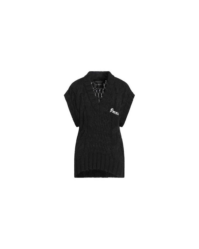John Richmond STRICKWAREN - Pulloverauf YOOX.COM Schwarz