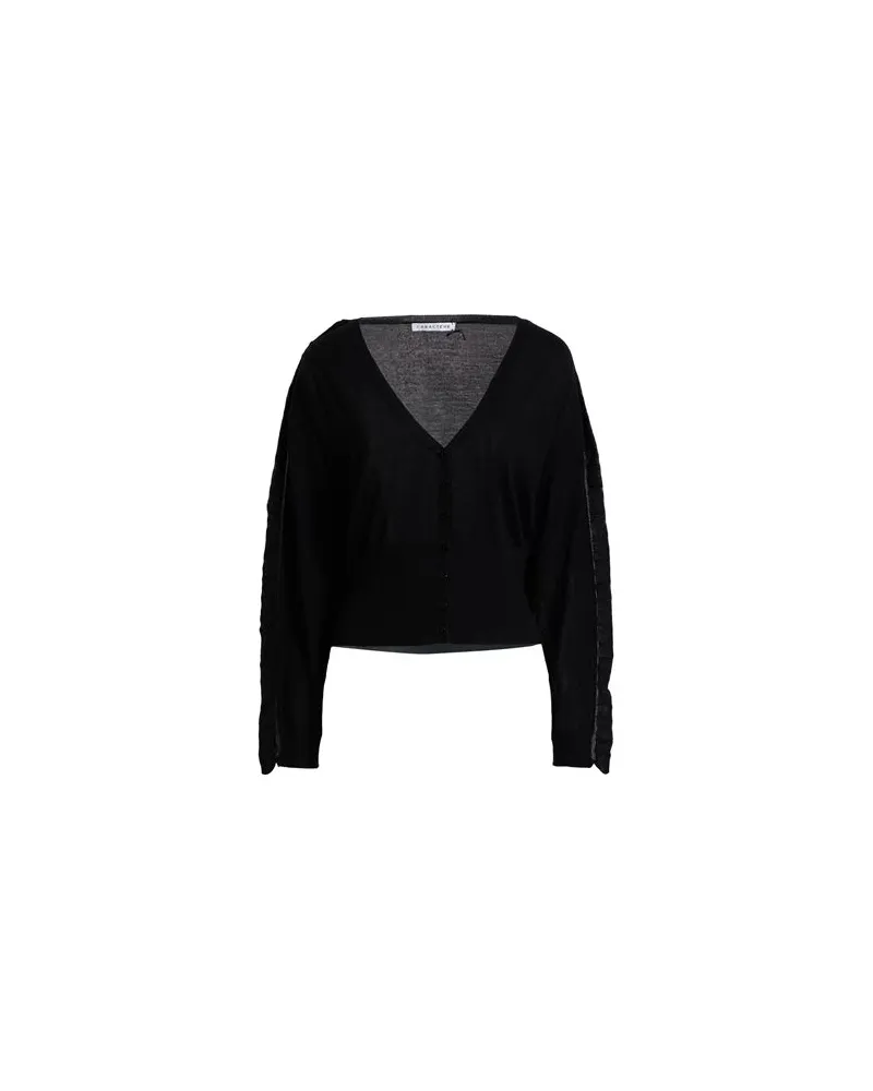 Caractère STRICKWAREN - Strickjackenauf YOOX.COM Schwarz
