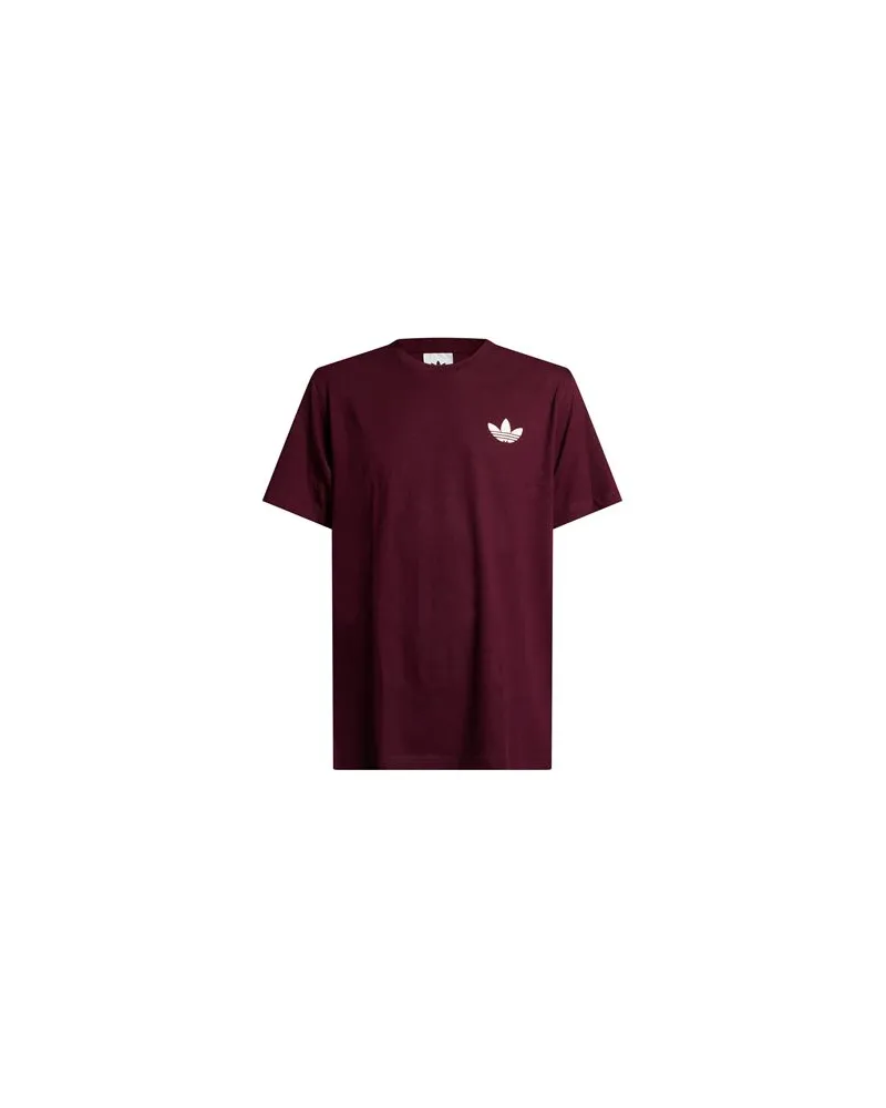 adidas PIZZA BOX TEE - TOPS - T-shirtsauf YOOX.COM Bordeaux