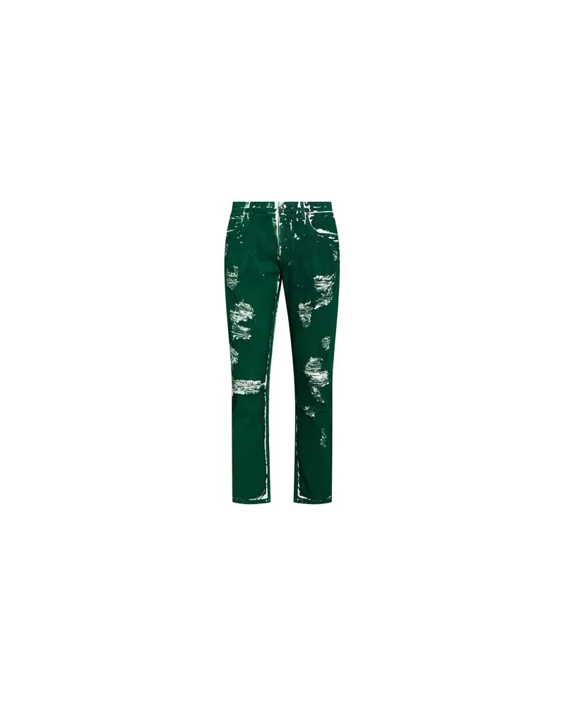 Dolce & Gabbana HOSEN & RÖCKE - Jeanshosenauf YOOX.COM Dunkelgrün