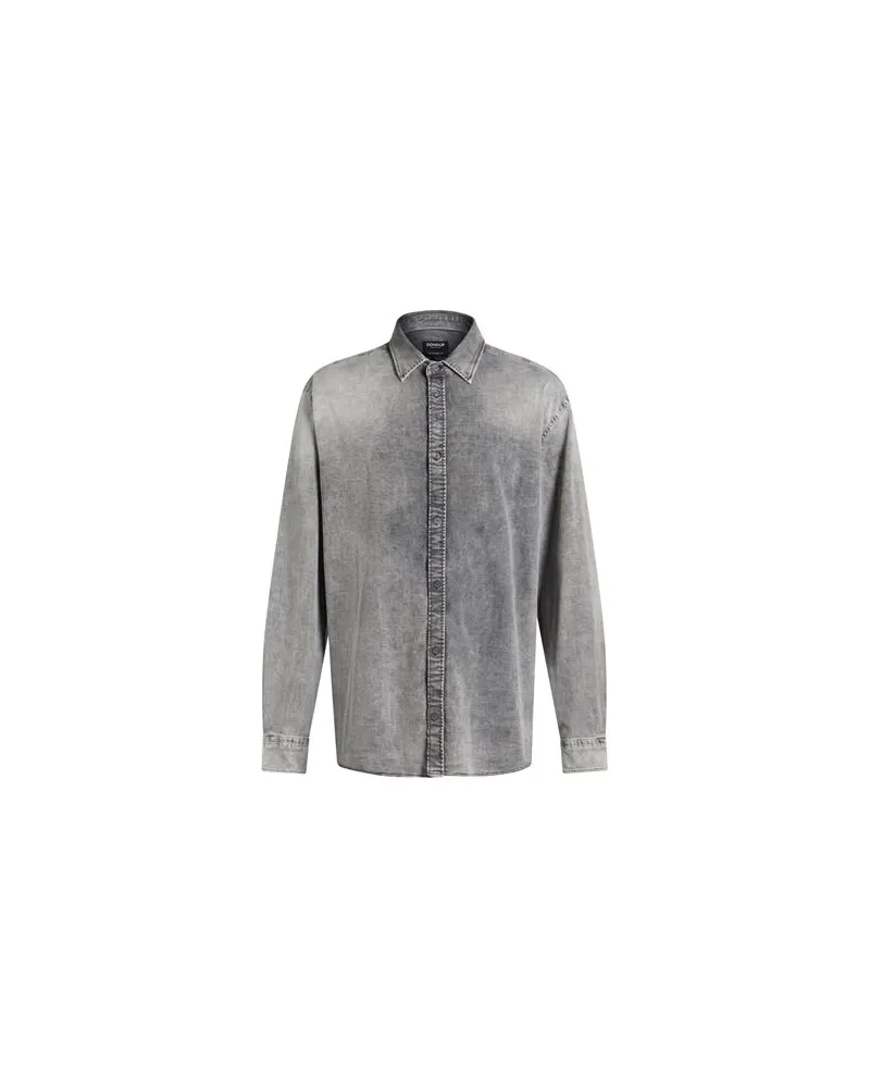 Dondup TOPS - Jeanshemdenauf YOOX.COM Grau