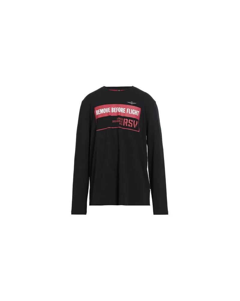 Aeronautica Militare TOPS - T-shirtsauf YOOX.COM Schwarz