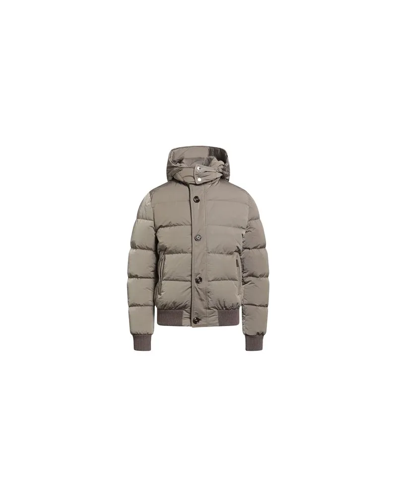 MOORER JACKEN & MÄNTEL - Pufferjacken & Daunenjackenauf YOOX.COM Khaki