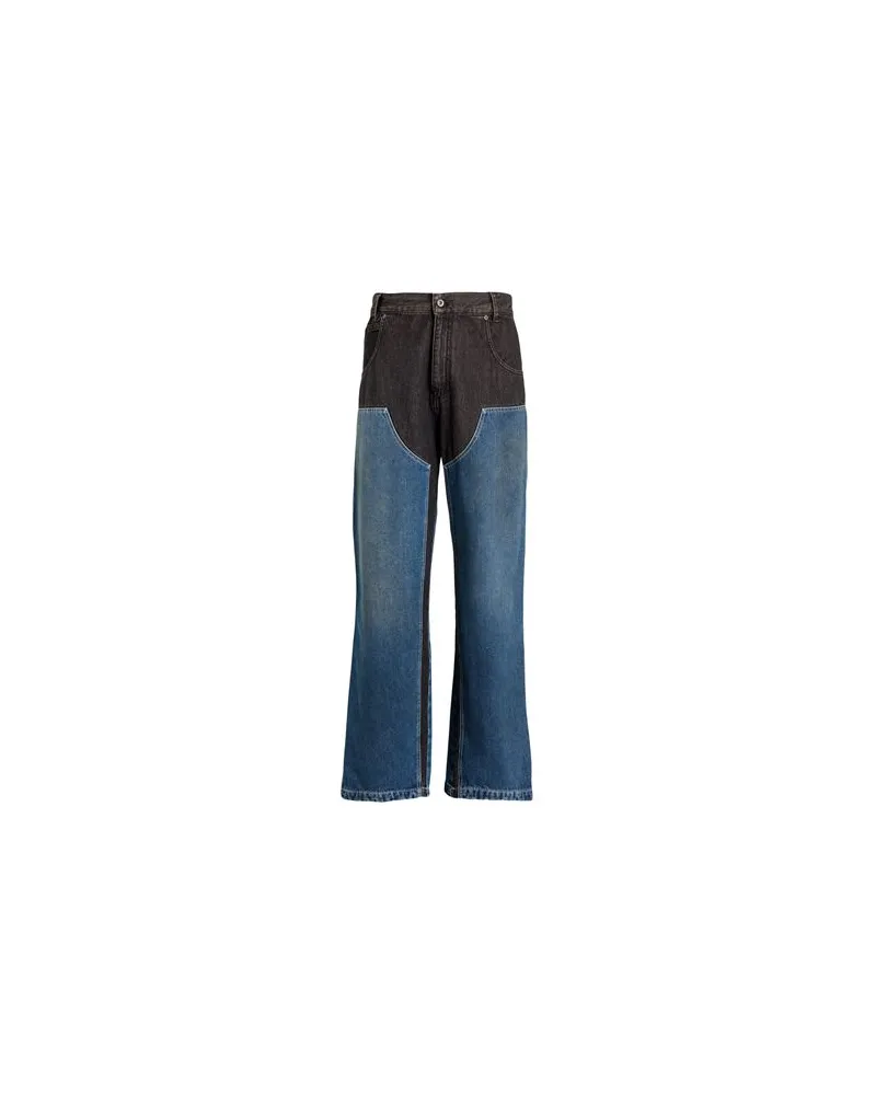 PAURA HOSEN & RÖCKE - Jeanshosenauf YOOX.COM Blau