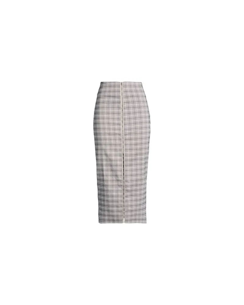 ROTATE Birger Christensen HOSEN & RÖCKE - Midi-Röckeauf YOOX.COM Grau