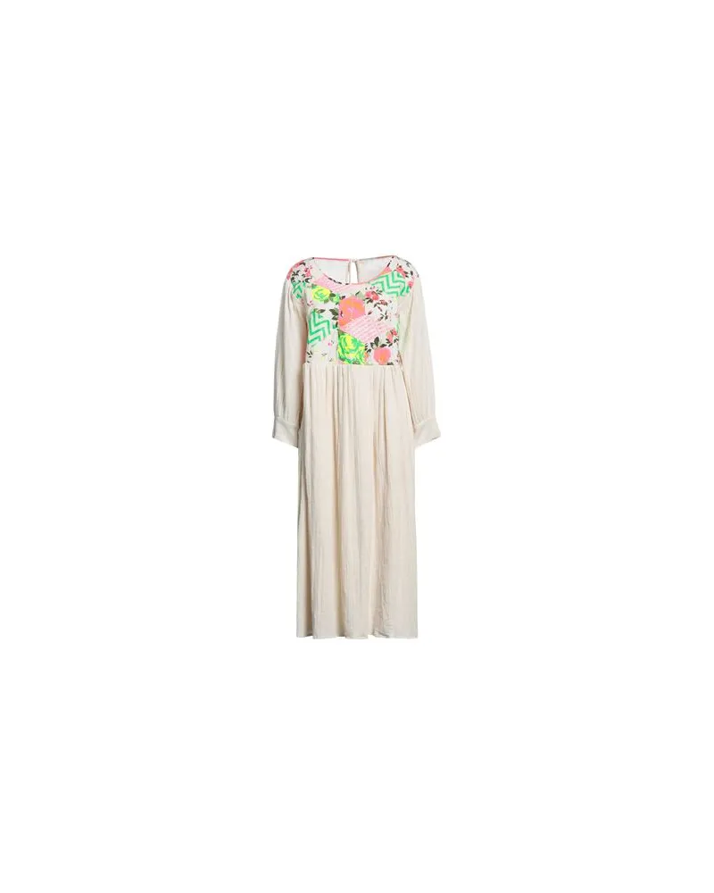 Manoush KLEIDER - Midi-Kleiderauf YOOX.COM Elfenbein