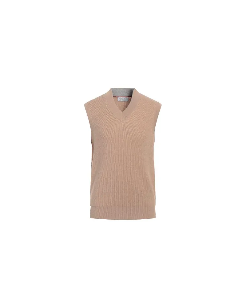 Brunello Cucinelli STRICKWAREN - Pulloverauf YOOX.COM Kamel