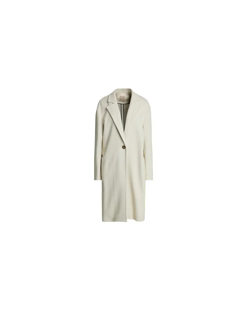 120% Lino JACKEN & MÄNTEL - Mäntelauf YOOX.COM Elfenbein