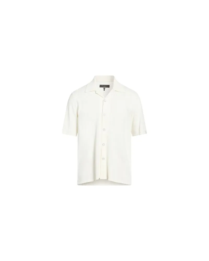 Rag & Bone TOPS - Hemdenauf YOOX.COM Cremeweiß