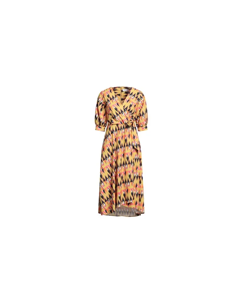 Closet KLEIDER - Midi-Kleiderauf YOOX.COM Senf