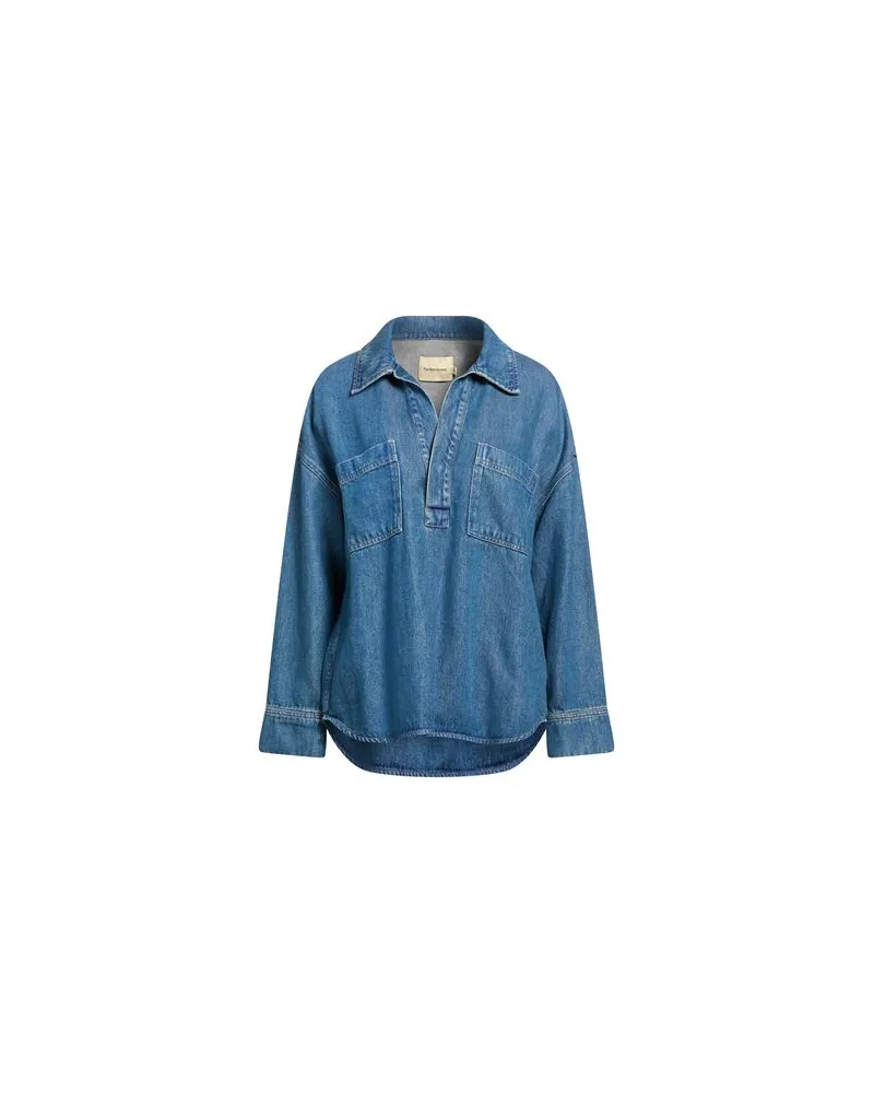 The New Society TOPS - Topsauf YOOX.COM Blau