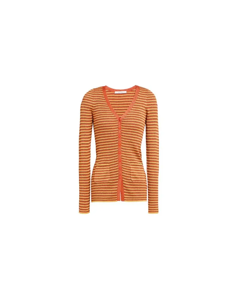Maliparmi STRICKWAREN - Strickjackenauf YOOX.COM Rostrot