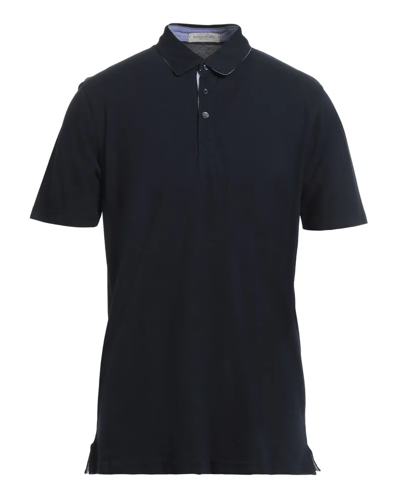 ROSSOPURO Poloshirt Nachtblau